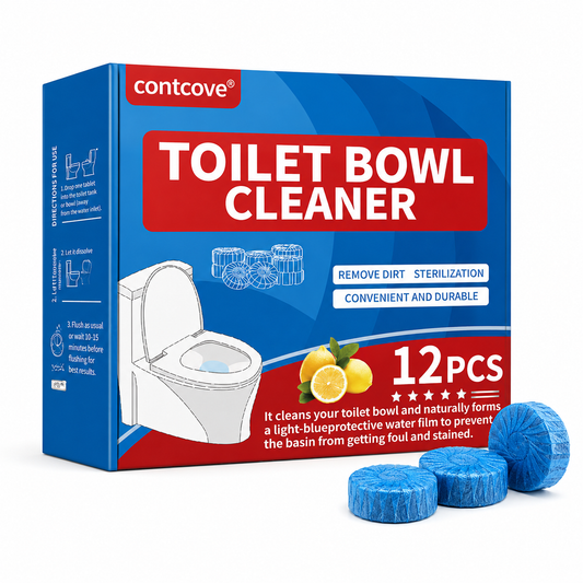 Contcove Toilet Bowl Cleaner Tablets – 12 Count