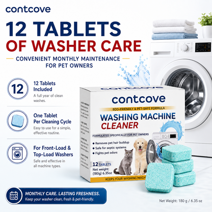 Contcove Washer Cleaner Tablets for Pet Homes