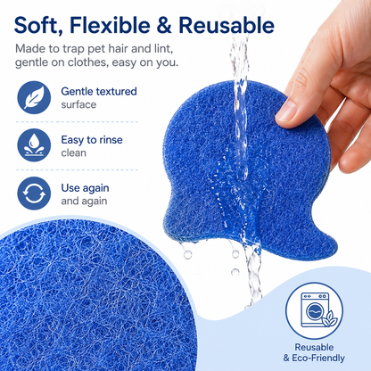 Reusable Pet Hair Catcher for Laundry