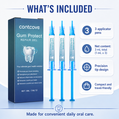Contcove Gum Care Gel – Precision Applicator, 3 Pack