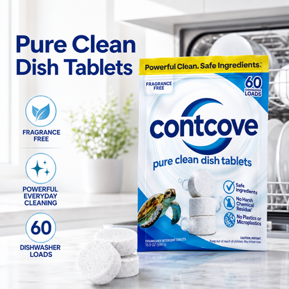Contcove Dishwasher Detergent Tablets | Powerful Clean