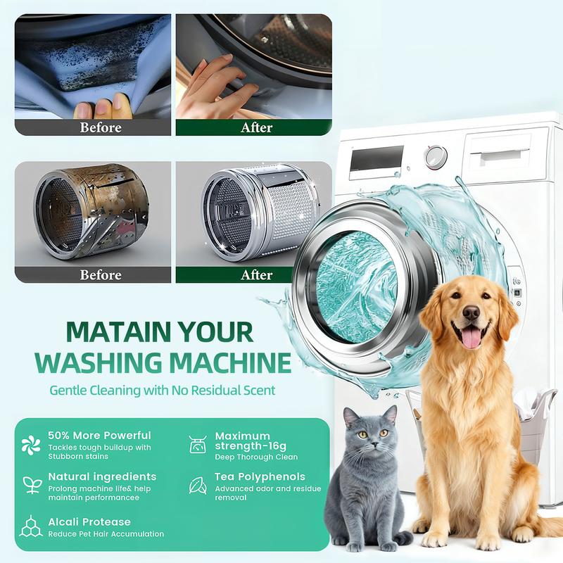Contcove Washer Cleaner Tablets for Pet Homes